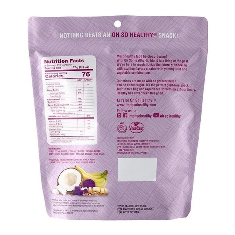 Coconut Purple Yam Banana Crisps 2