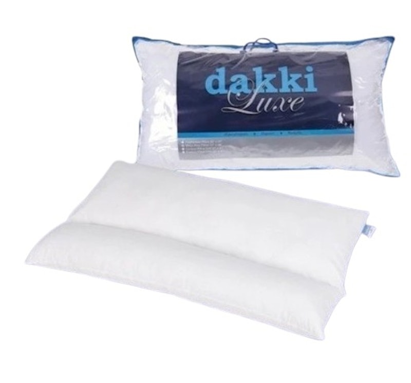 Luxe 20 Inch X 30 White Contour Pillow 1