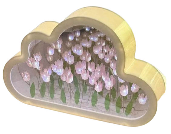 Mini Tulips Mirror Lamp Cloud Night 1