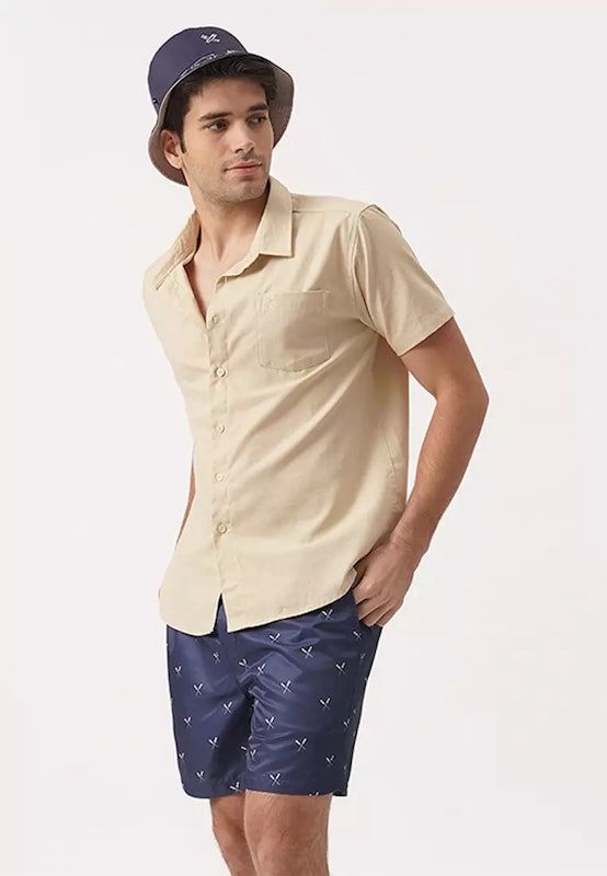 Boardshorts With All Over Print For Men 2