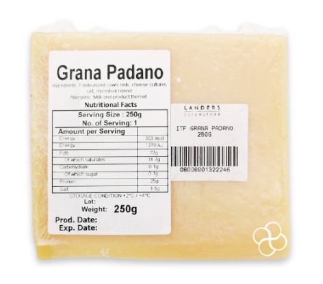 Parmesan Cheese (+/-) 60g, 125g, 250g From Italy	 	 4