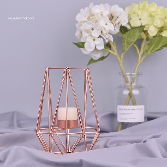 Nordic-Style Geometric Candle Holder  4