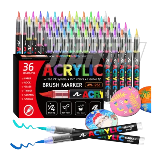 Acrylic Brush Marker 1