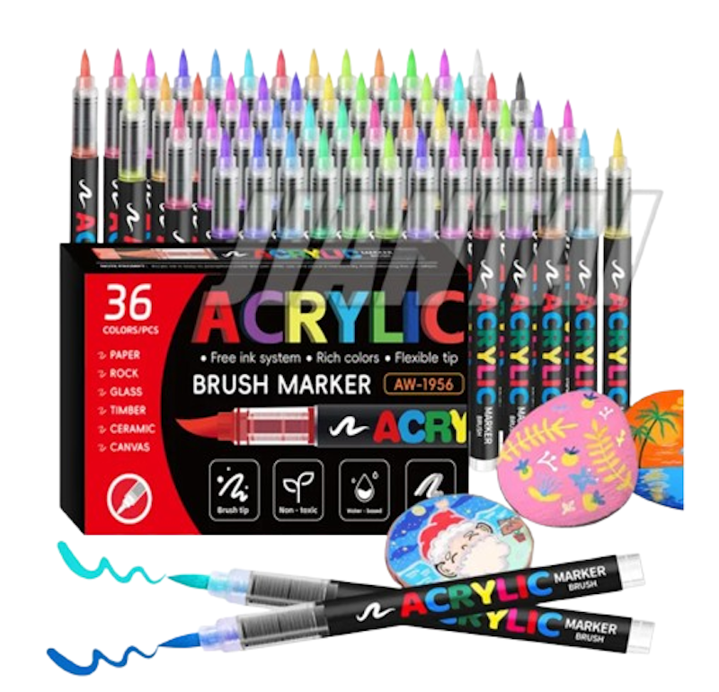 Acrylic Brush Marker 1