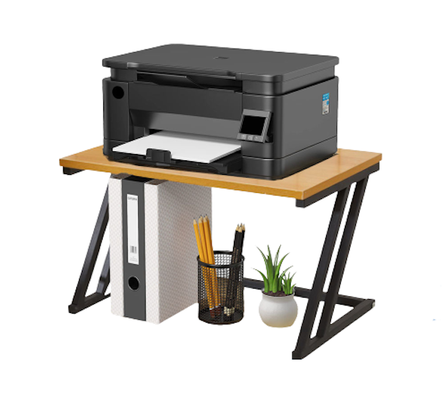 Wood Desktop Printer Stand 2