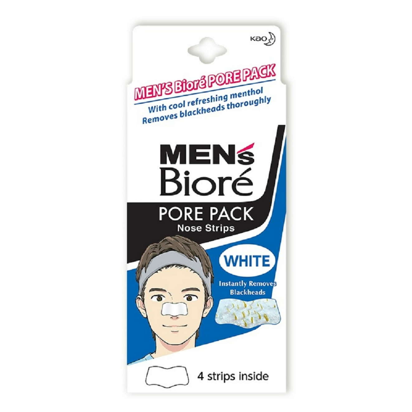 Pore Pack Nose Strips - Men's White 1