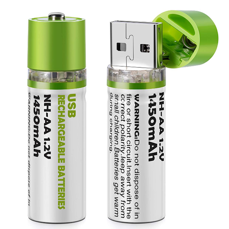 PALO – piles rechargeables AA, 3000mAh, Ni-MH, AA, avec chargeur