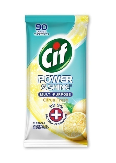 Power & Shine Multipurpose Wipes 90s 1