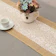 Burlap Lace Table Runner 1