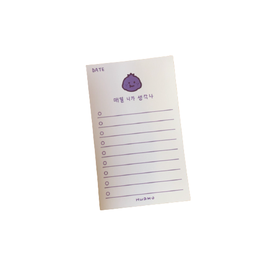 Korean Cartoon Fruit Memo Pads 1