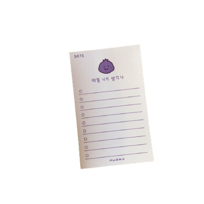 Korean Cartoon Fruit Memo Pads 1