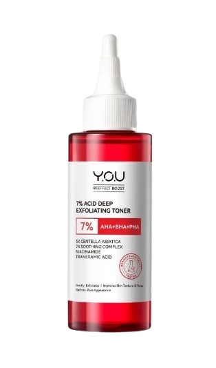 Reeffect Boost 7% Glycolic Acid Deep Exfoliating Toner with AHA BHA PHA	 1