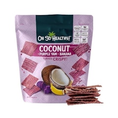 Coconut Purple Yam Banana Crisps