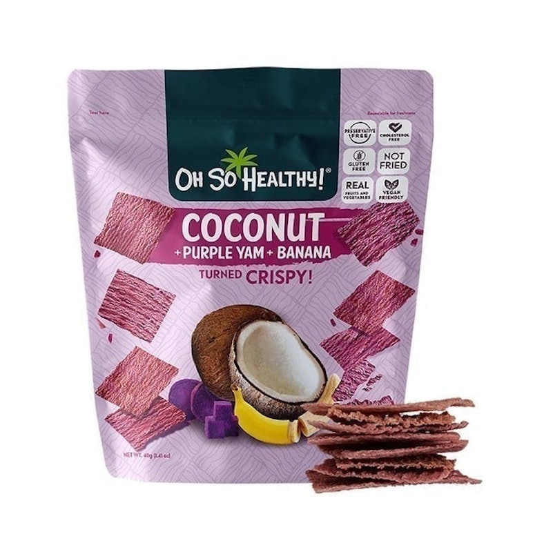 Coconut Purple Yam Banana Crisps 1