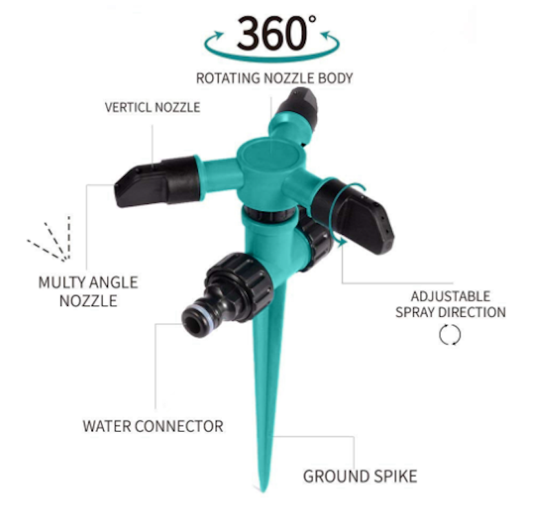 360-Degree Rotating Sprinkler 2