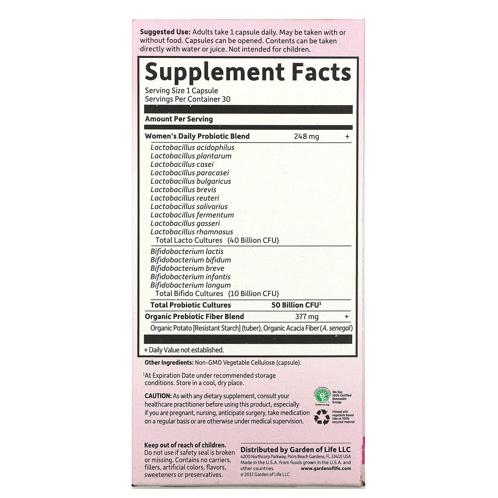 Dr. Formulated Probiotics Once Daily Women's 2