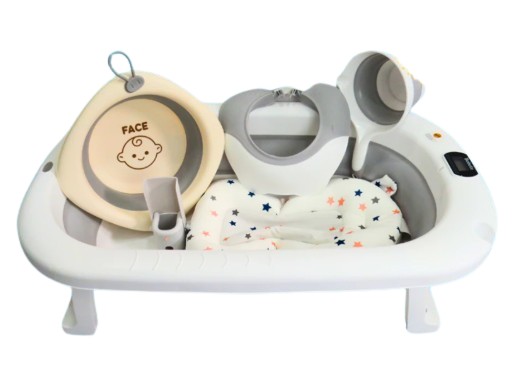 Bath Tub Set Gray 	  1