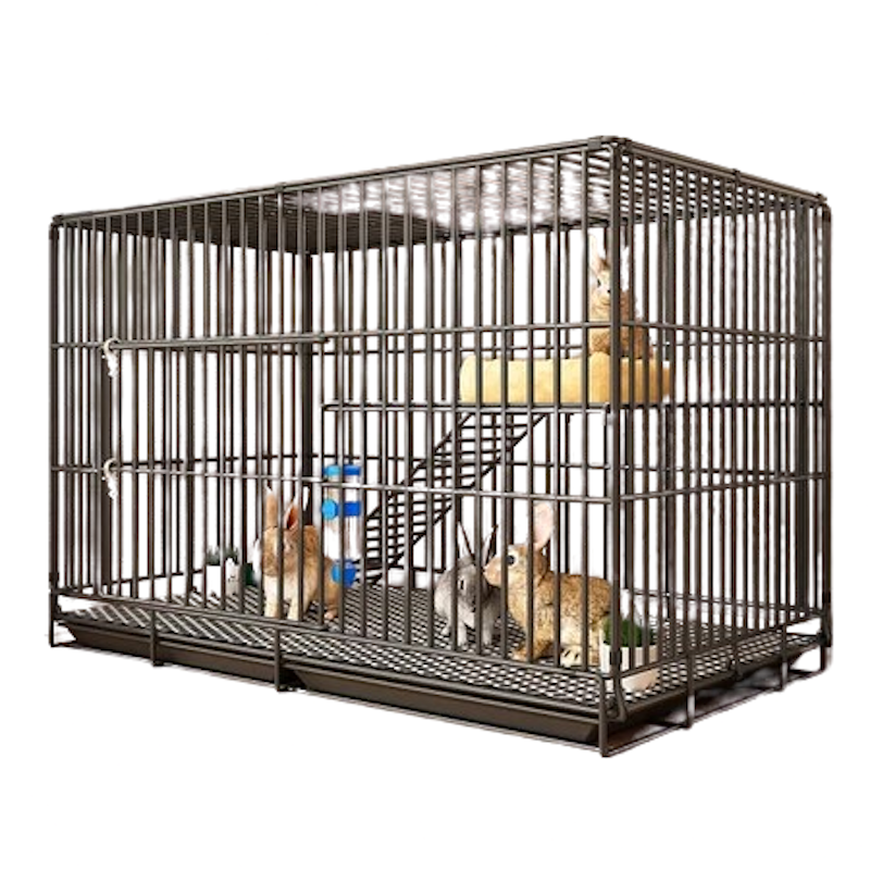 Heavy Duty Foldable Rabbit Cage With Poop Tray 1