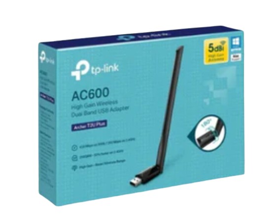 Archer T2U Plus High Gain Wireless Dual Band USB Adapter	 2