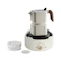 BINCOO Double Valve Moka Pot With Electric Ceramic Stove Set 1