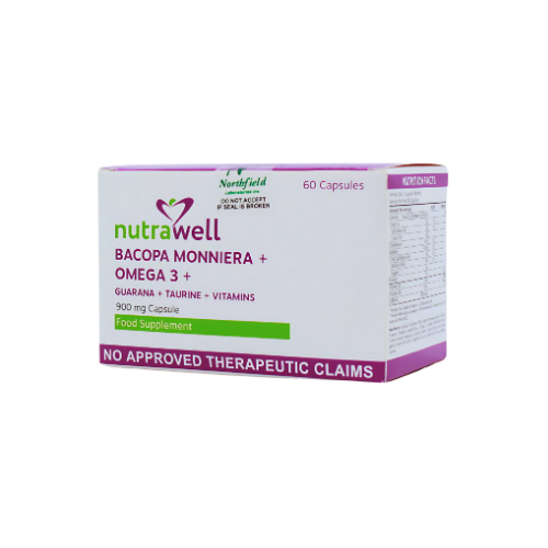 Bacopa Monniera + Omega 3 + Guarana + Taurine + Vitamins  1