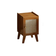 Bamboo Rattan Cabinet Simple Bedroom Bedside Locker