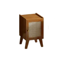 Bamboo Rattan Cabinet Simple Bedroom Bedside Locker