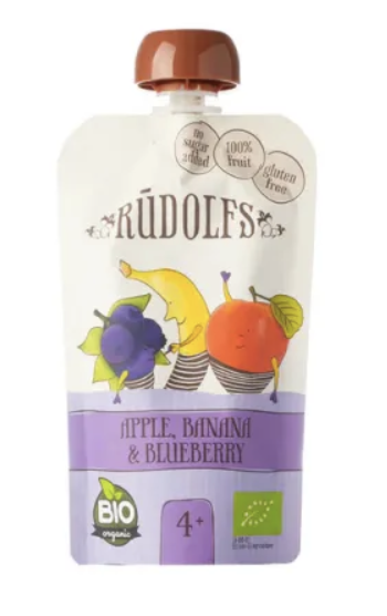 Apple, Banana & Blueberry Puree 1