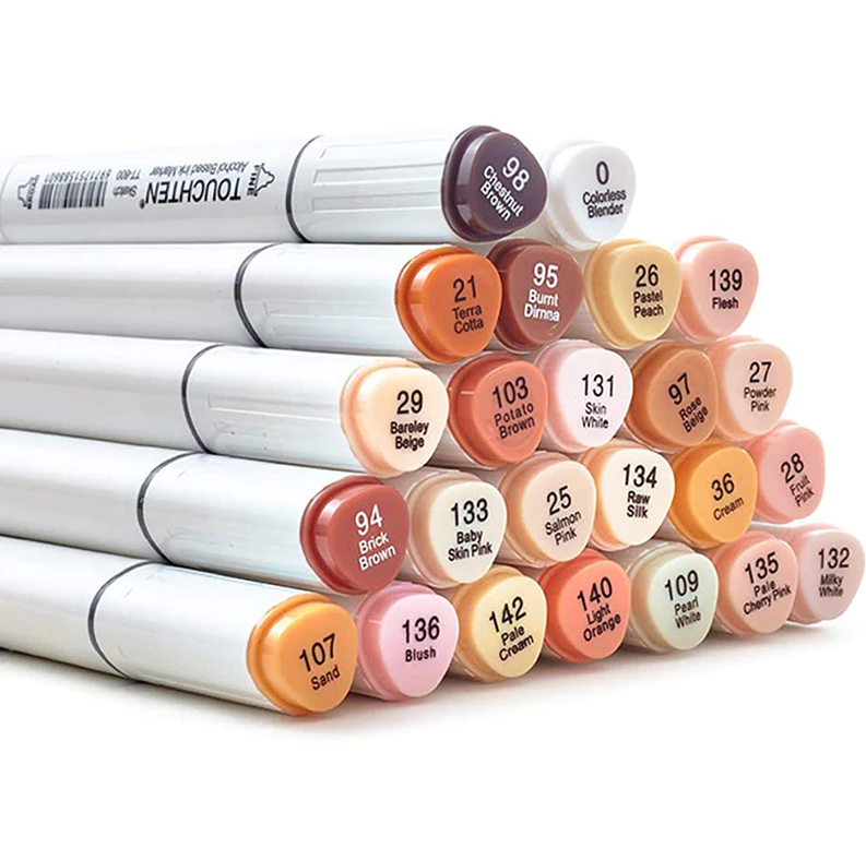 Skin Tone Dual-Tips Marker Pen 1