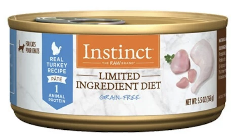 Limited Ingredient Diet Grain-Free Real Turkey Recipe Natural Wet Canned Cat Food 1