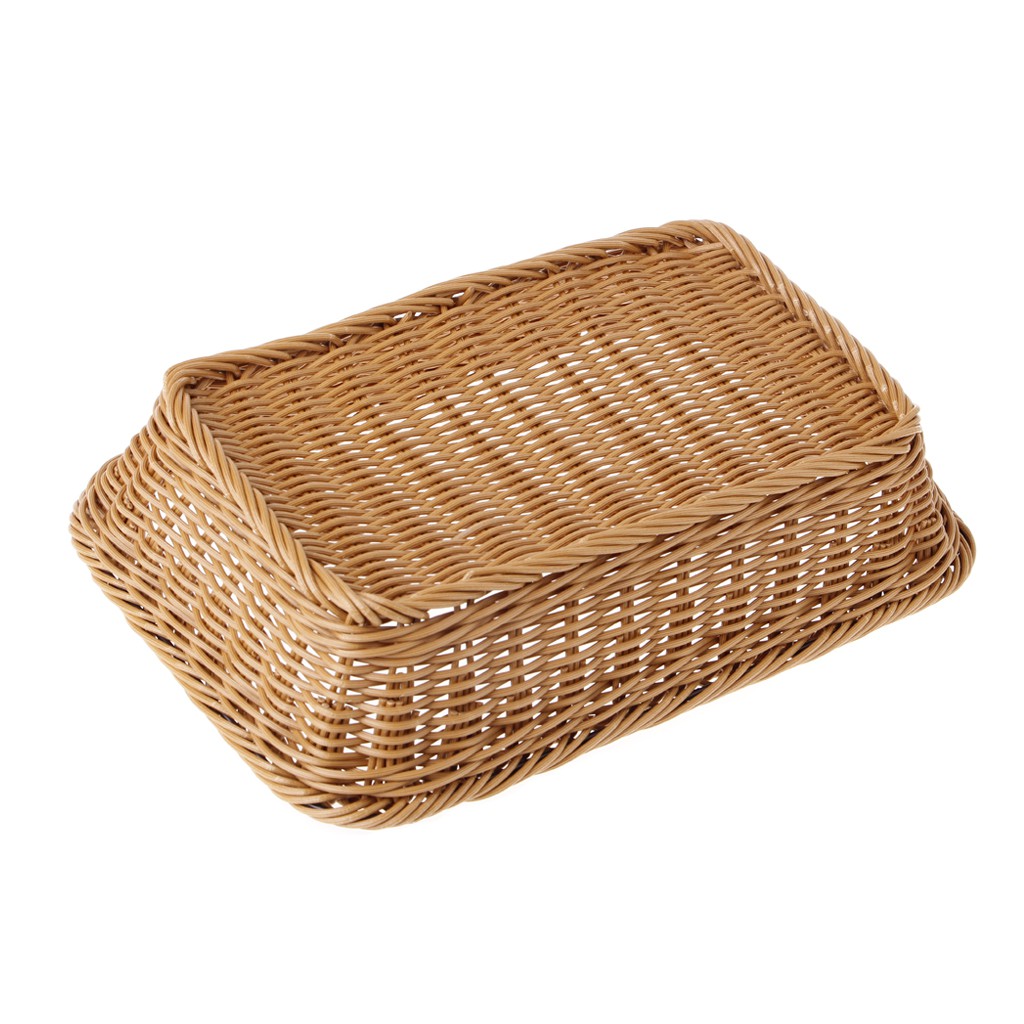 Artificial Rattan Storage Basket 2