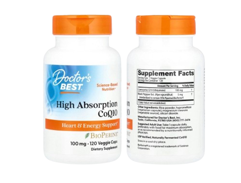 High Absorption CoQ10 with BioPerine 1
