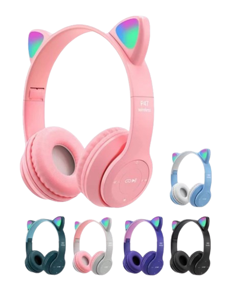Cat Ear Wired/Bluetooth Headphones	 	  1