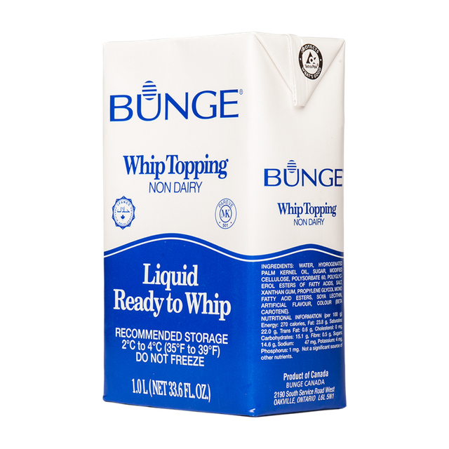 Non-Dairy Whip Topping 1