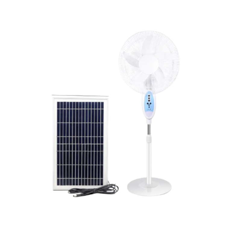 16″ Solar Electric Fan 1