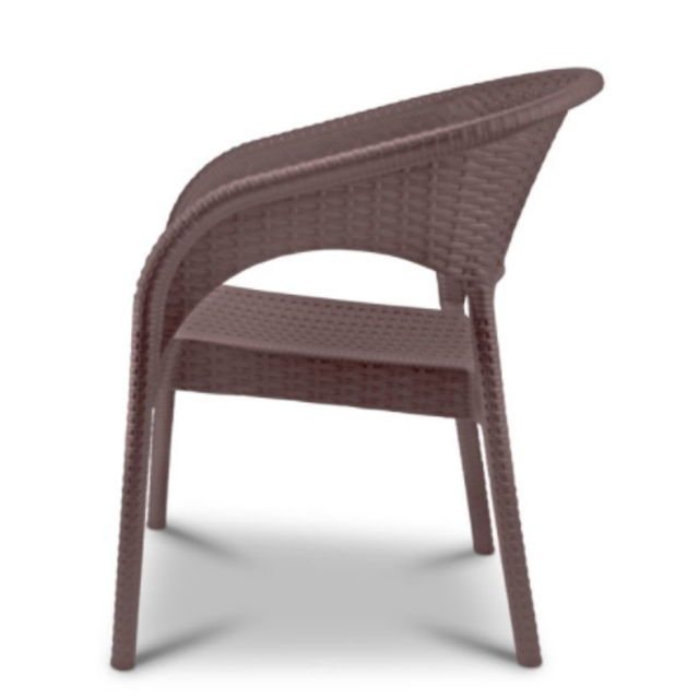 Plastic Rattan Armchair  3