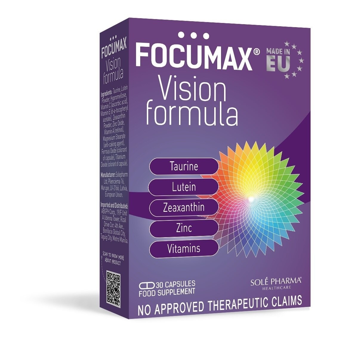 Vision Formula Premium Food Supplement 1