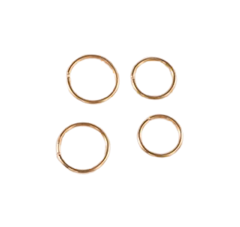 Skinny Hoop Earrings 1