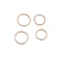 Modern Myth Skinny Hoop Earrings 1