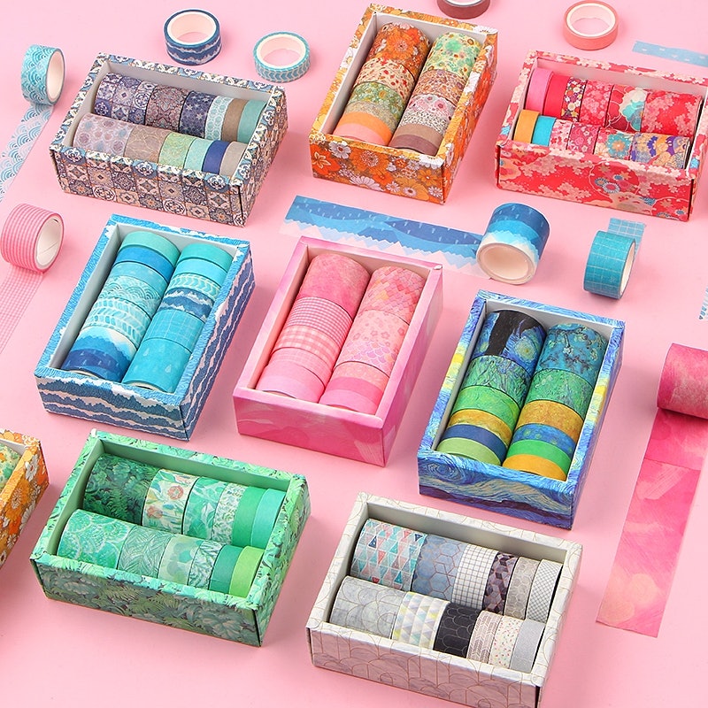 Craft Journal Tape, Washi Tape, Durable Without Leaving Any Residue  Detachable For Home 
