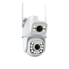 8MP 4K Dual Lens Outdoor Waterproof Security Camera
