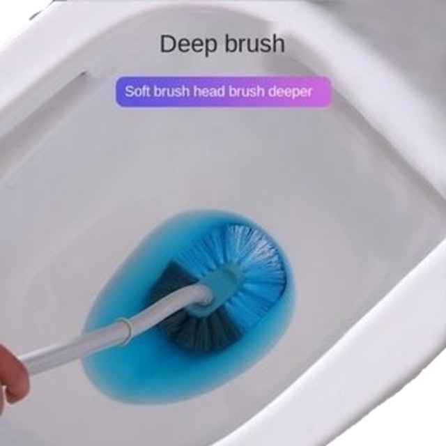 Bathroom Long Handle Toilet Brush 4