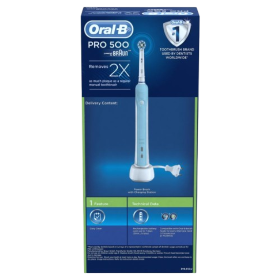 Rechargeable Electric Toothbrush | Pro 500 2