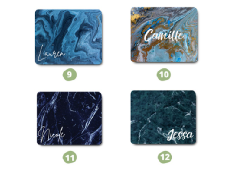 Personalized Marble Mouse Pad 4