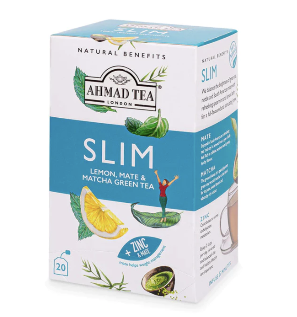 Slim Lemon, Mate & Matcha Green Tea  1