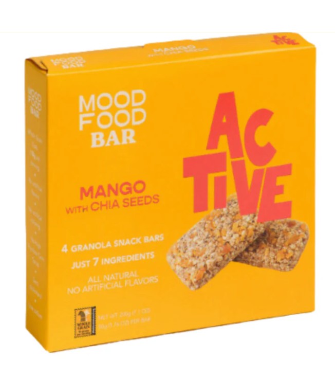 Bar Active Mango with Chia Seeds (4 granola snack bars)	  1