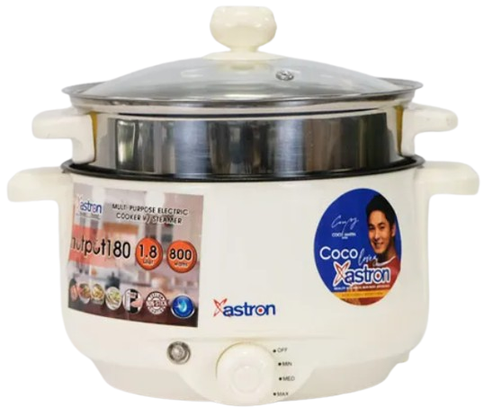 Hotpot-180 Multipurpose Cooker With Steamer 1
