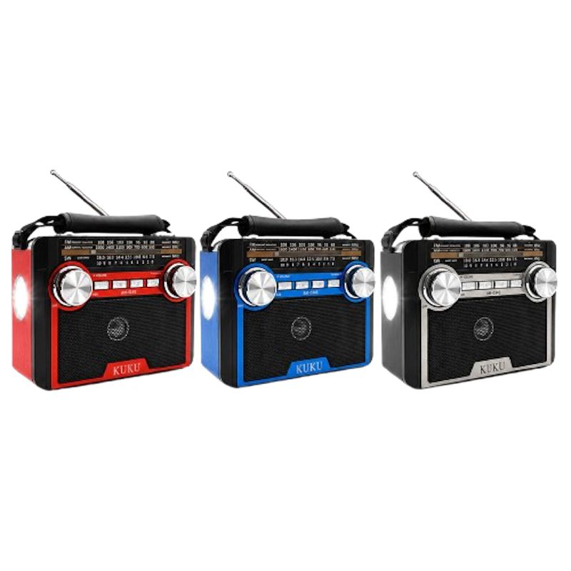 AM-034S Portable 3 Band Solar Radio 1