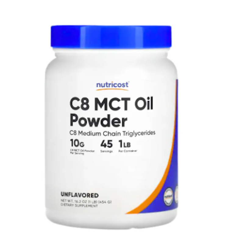 C8 MCT Oil Powder Unflavored Supplement 1