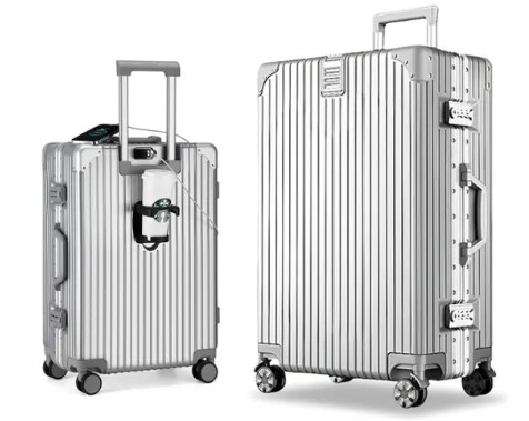 Aluminum Frame Reinforced Luggage	  1